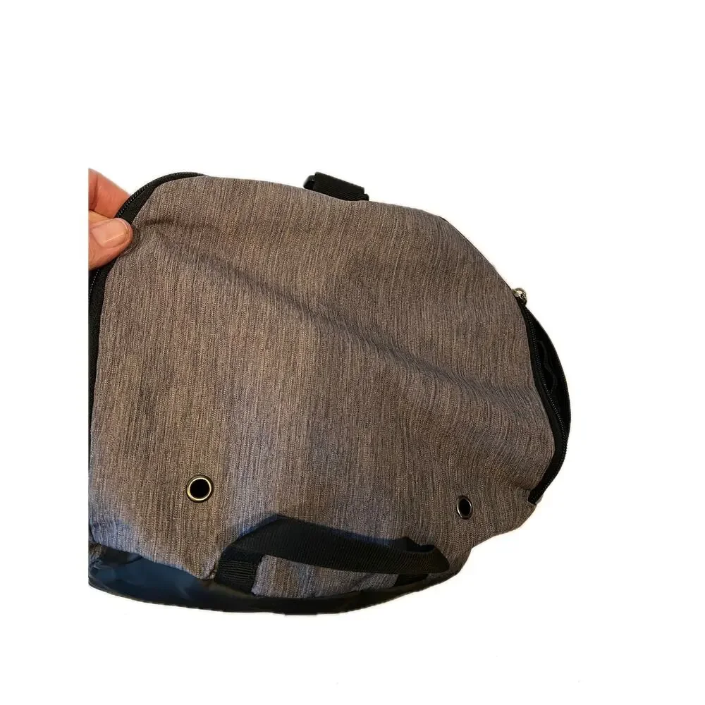 Canway Gray Duffel Gym Bag 20x10x10